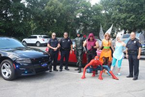 Eustis Buddy Break with law enforcement