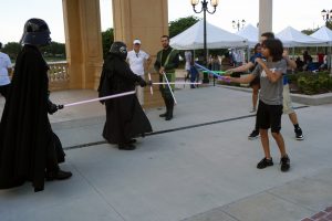 Cranes roost with Guardians of Justice - Star Wars Night