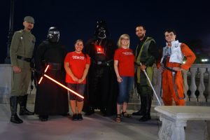 Cranes roost with Guardians of Justice - Star Wars Night